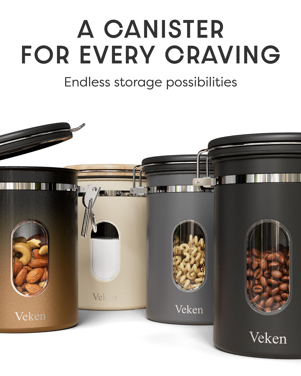 Veken interior scale markings for consistent portioning benefit