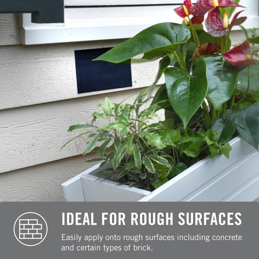 VELCRO Brand tape organizing a patio scene for neat outdoor storage benefit