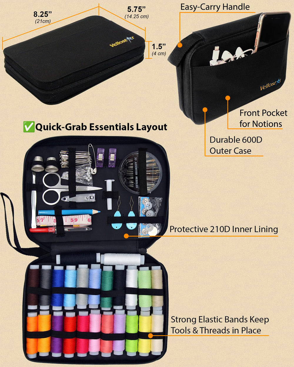 VelloStar kit inside backpack showing portable scale and convenience