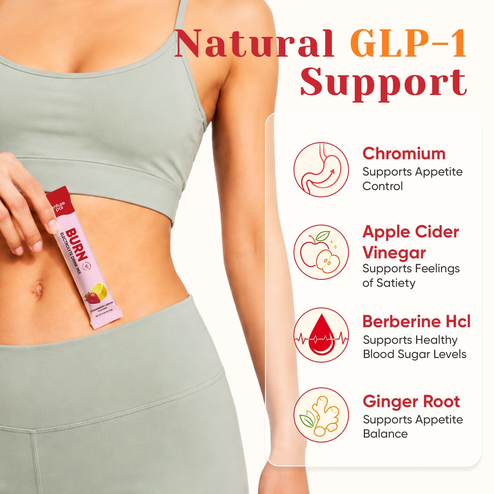 Venture Pal ingredient label close-up showing transparent clinically backed ingredients