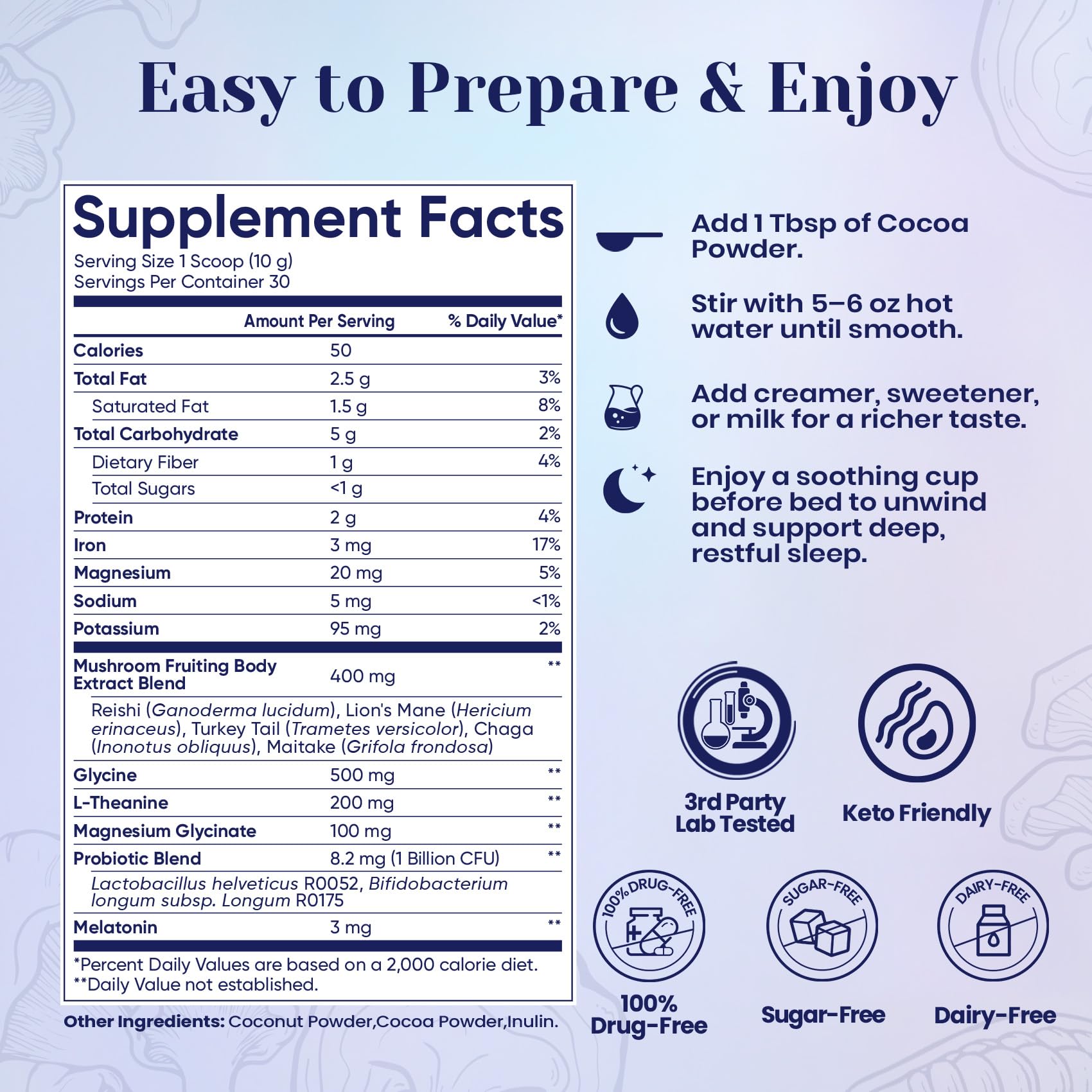 Venture Pal nighttime routine lifestyle photo conveying relaxation benefit