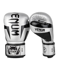 Venum Elite front view showing silver black design and professional appearance