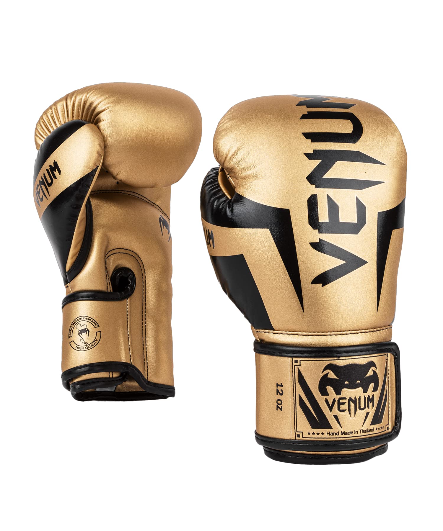 Venum Elite next to a hand for scale showing accurate sizing and fit