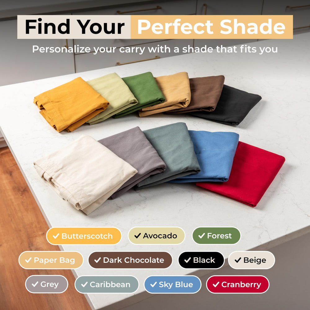 VeraMia folded tote compact for easy storage and travel convenience