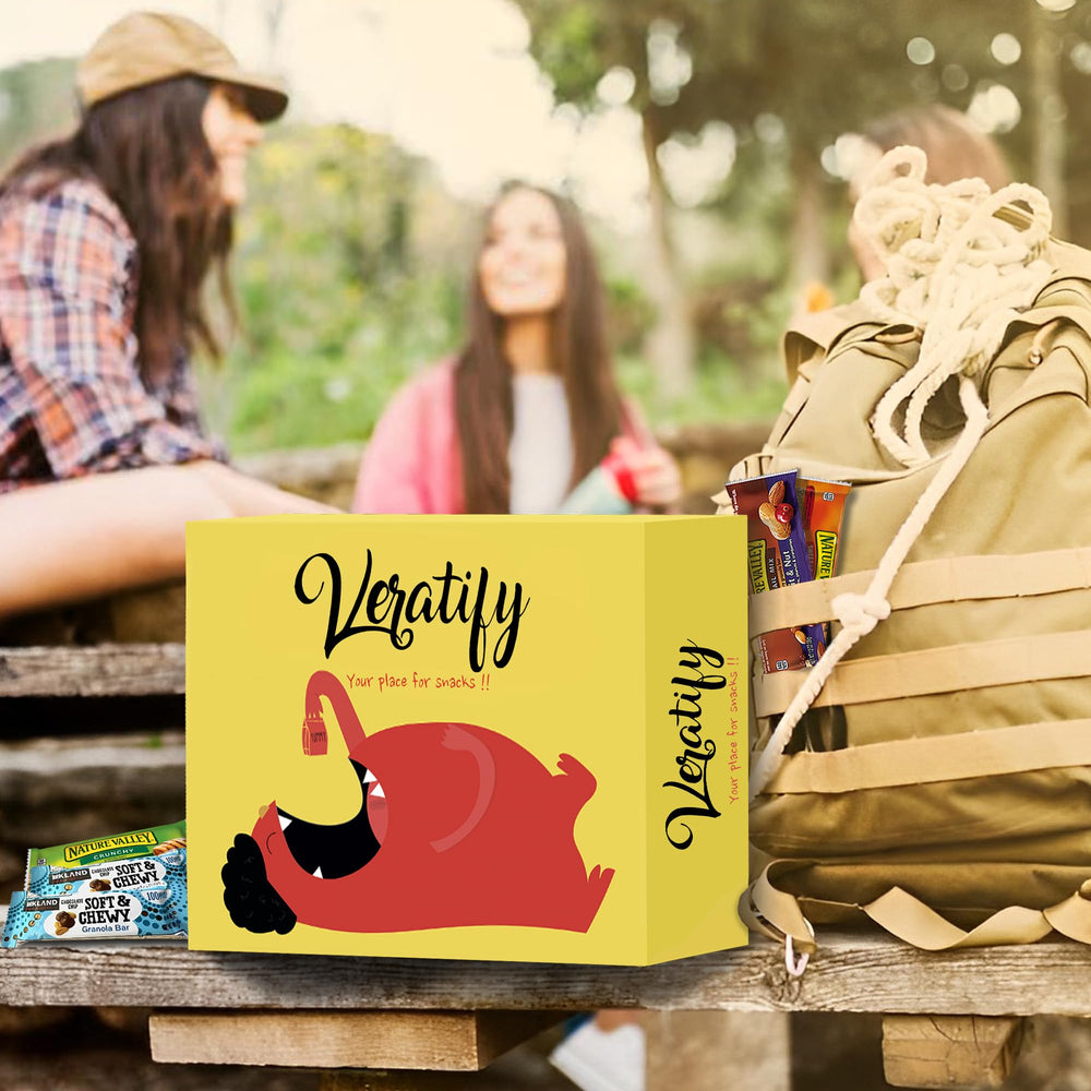 Veratify packaging seal detail emphasizing freshness and portability benefit