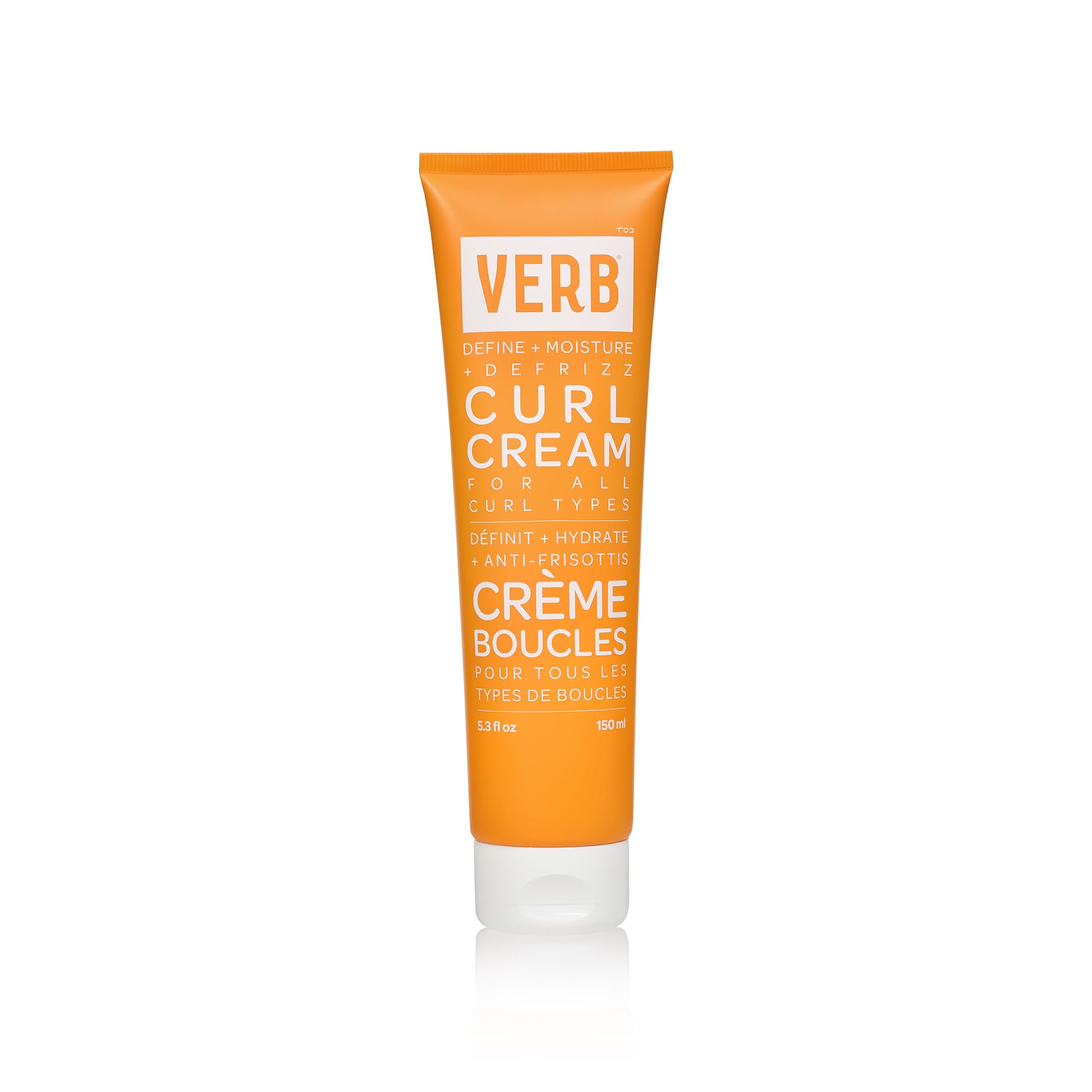 VERB curl cream front packaging showing jar and product name for easy identify and shelf appeal
