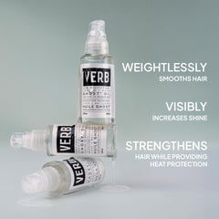 VERB Ghost angled bottle highlighting clear label and clean formula benefits