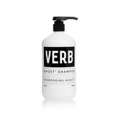 VERB Ghost shampoo front bottle showing label and size, promotes weightless cleansing
