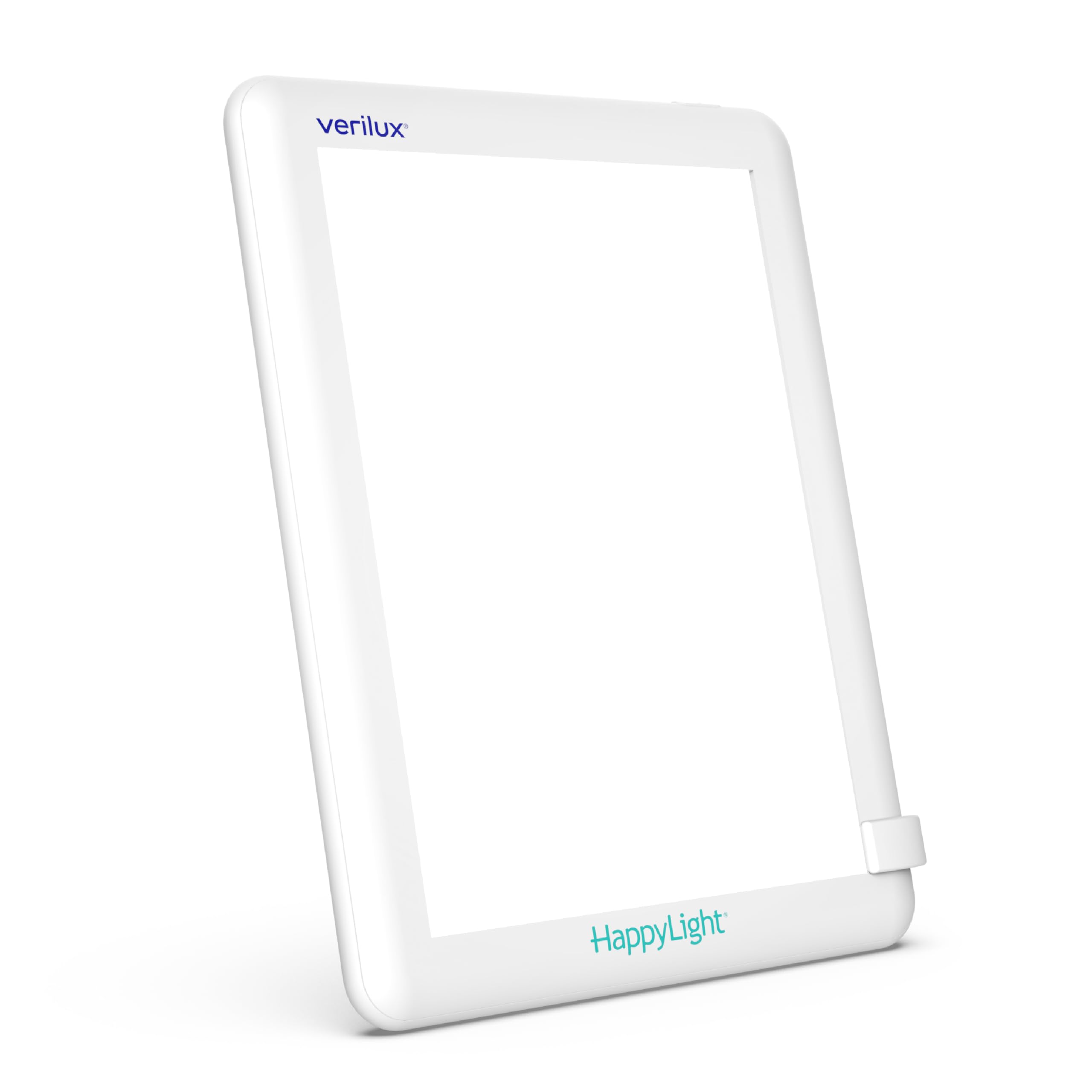 Verilux HappyLight Lucent front view showing full panel and clean design for effective daily use
