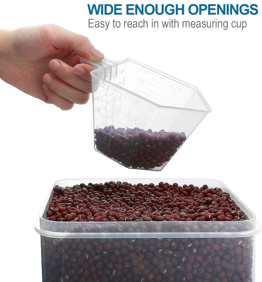 VERONES stacked containers in pantry saving space and improving order