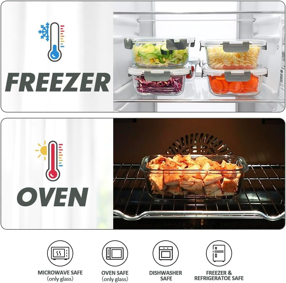 VERONES nested stacked containers demonstrating space-saving storage in cabinets