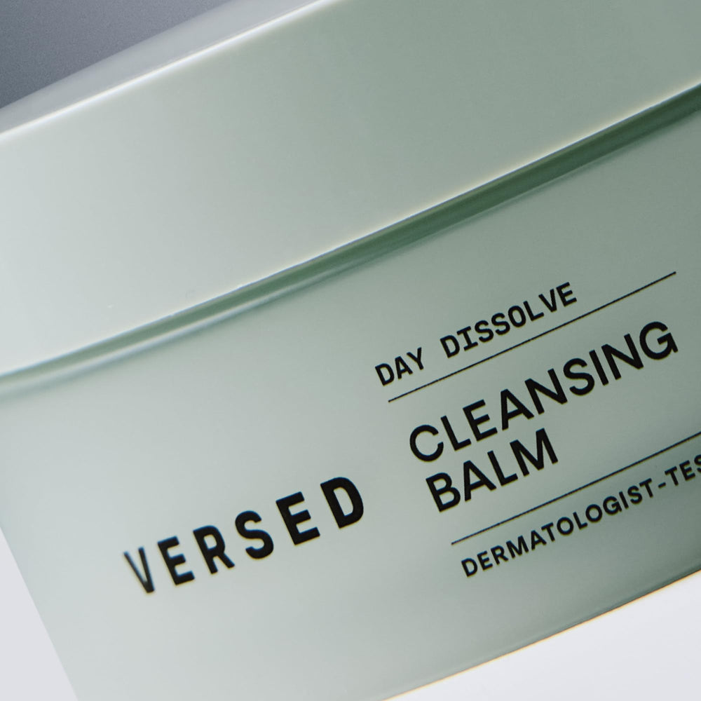 Versed ingredient label image highlighting eucalyptus and vitamin E benefits