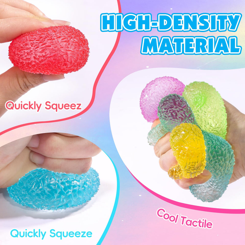 VESPRO ball next to hand showing compact size for portability