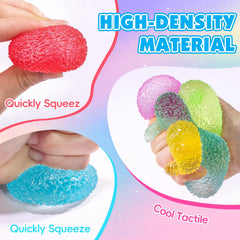 VESPRO ball next to hand showing compact size for portability