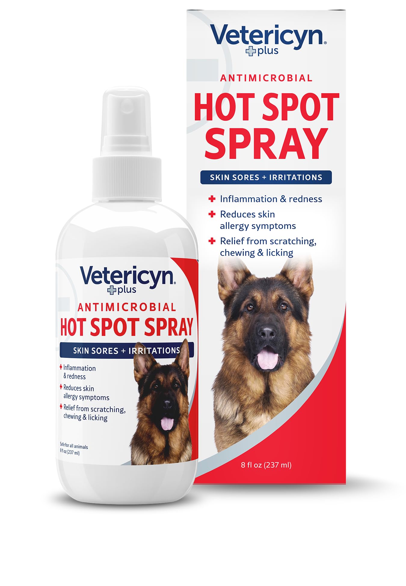 Vetericyn front packaging showing product and clear benefit for soothing skin