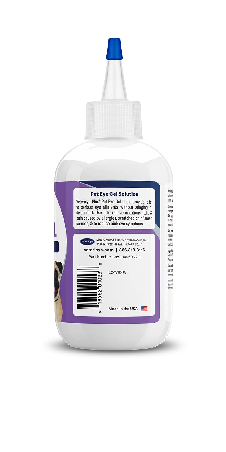 Hand holding Vetericyn tube showing 3-ounce size for multiple treatments