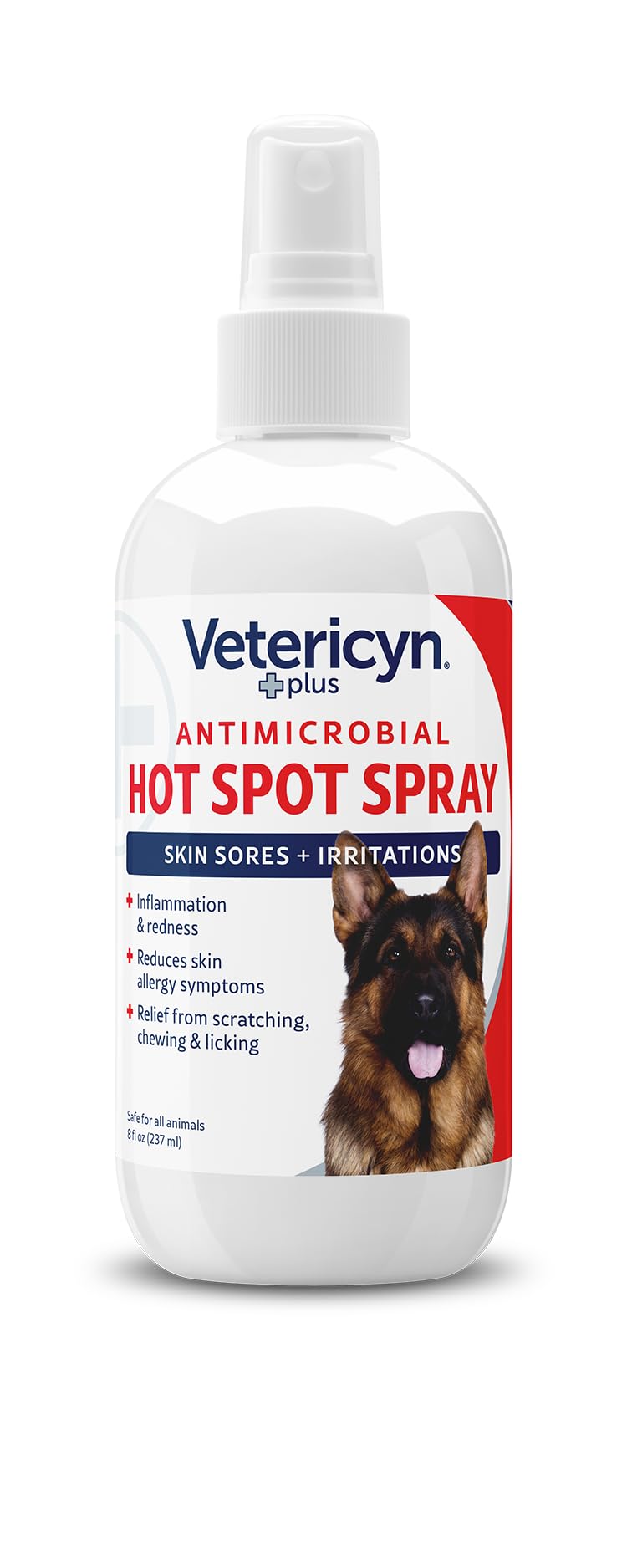 Vetericyn spray nozzle dispensing solution for easy targeted application
