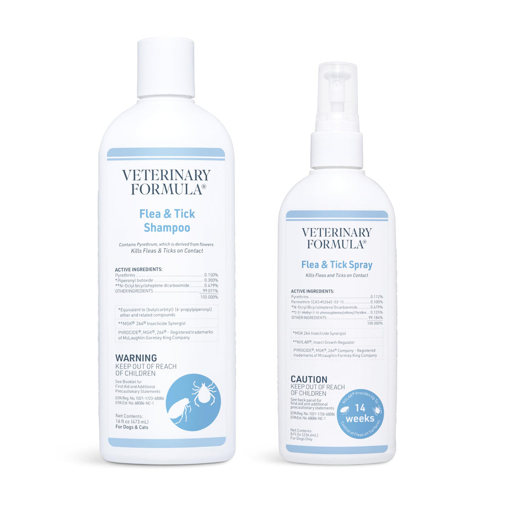 Veterinary Formula bundle front packaging showing both bottles for easy identification and protection
