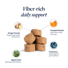 Veterinary Formula pork-flavored chew close-up showing soft texture and appeal