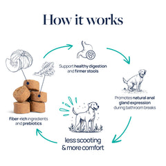 Veterinary Formula chew texture detail highlighting soft chewability and palatability