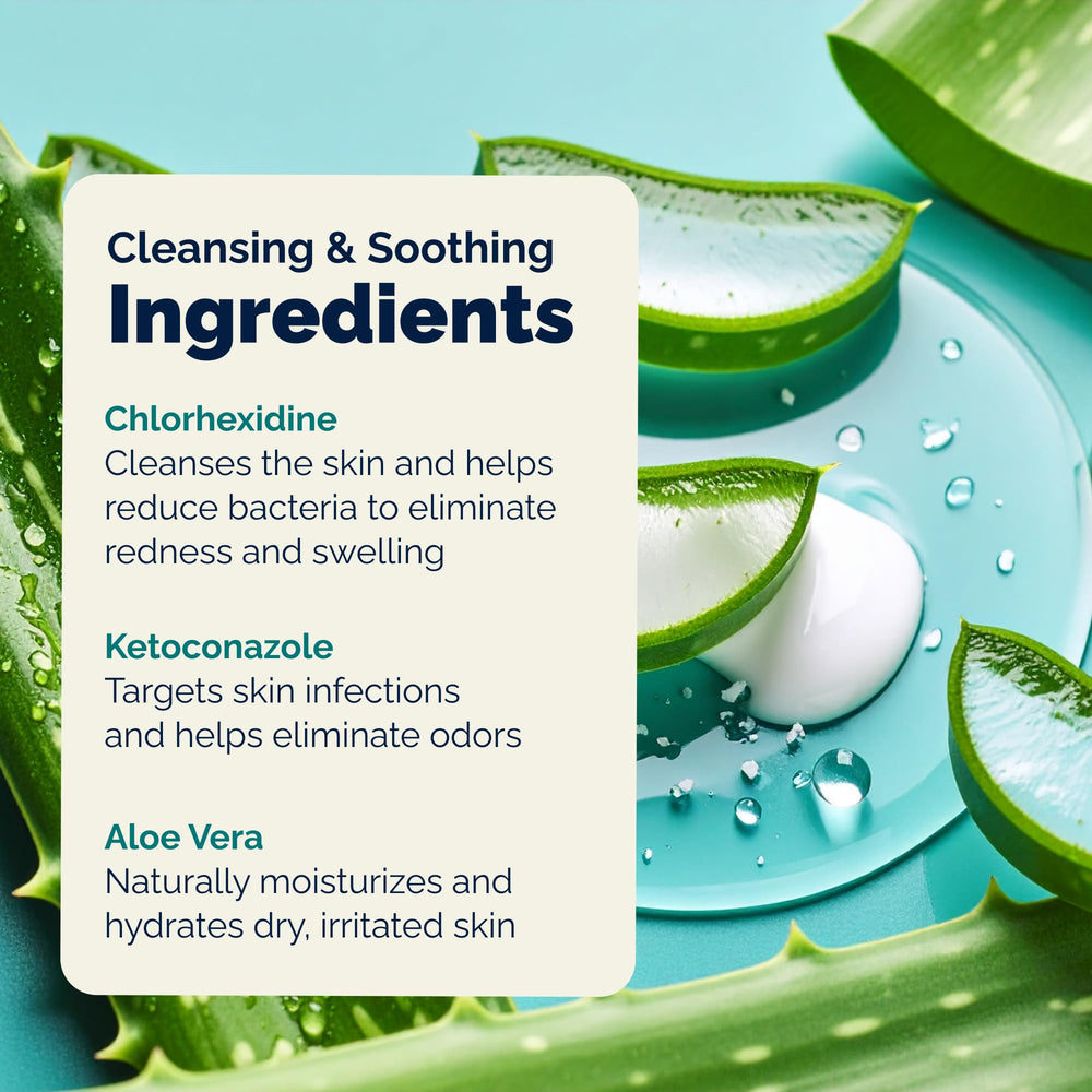 Vetnique Dermabliss applied to facial folds showing gentle cooling with aloe benefit