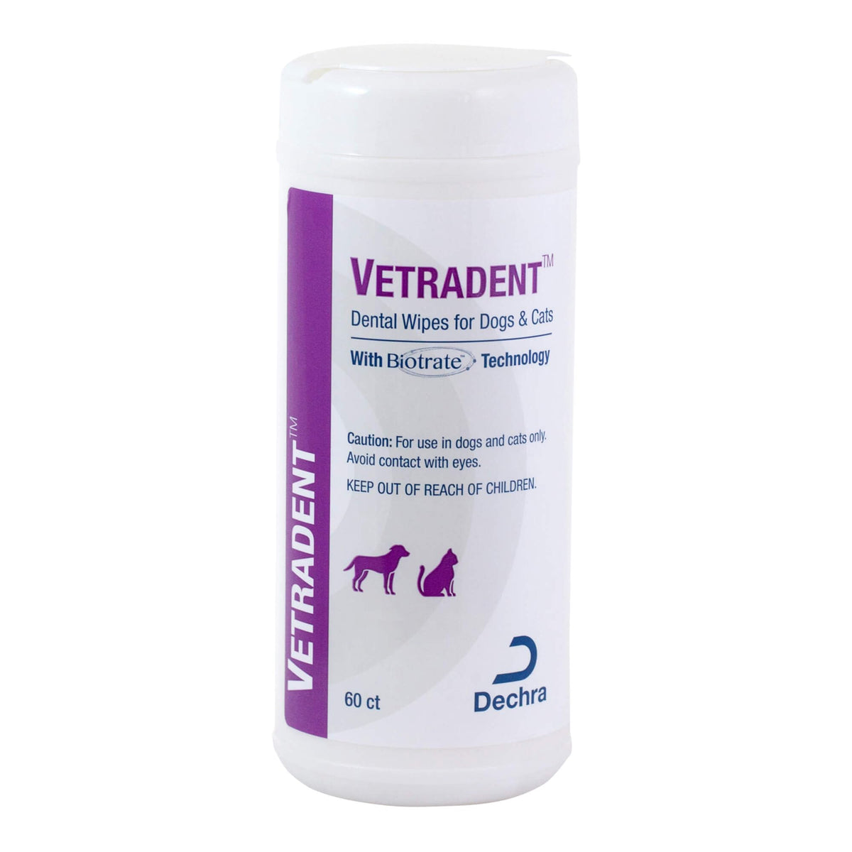 Vetradent front packaging showing 60-count and benefits