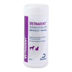 Vetradent front packaging showing 60-count and benefits