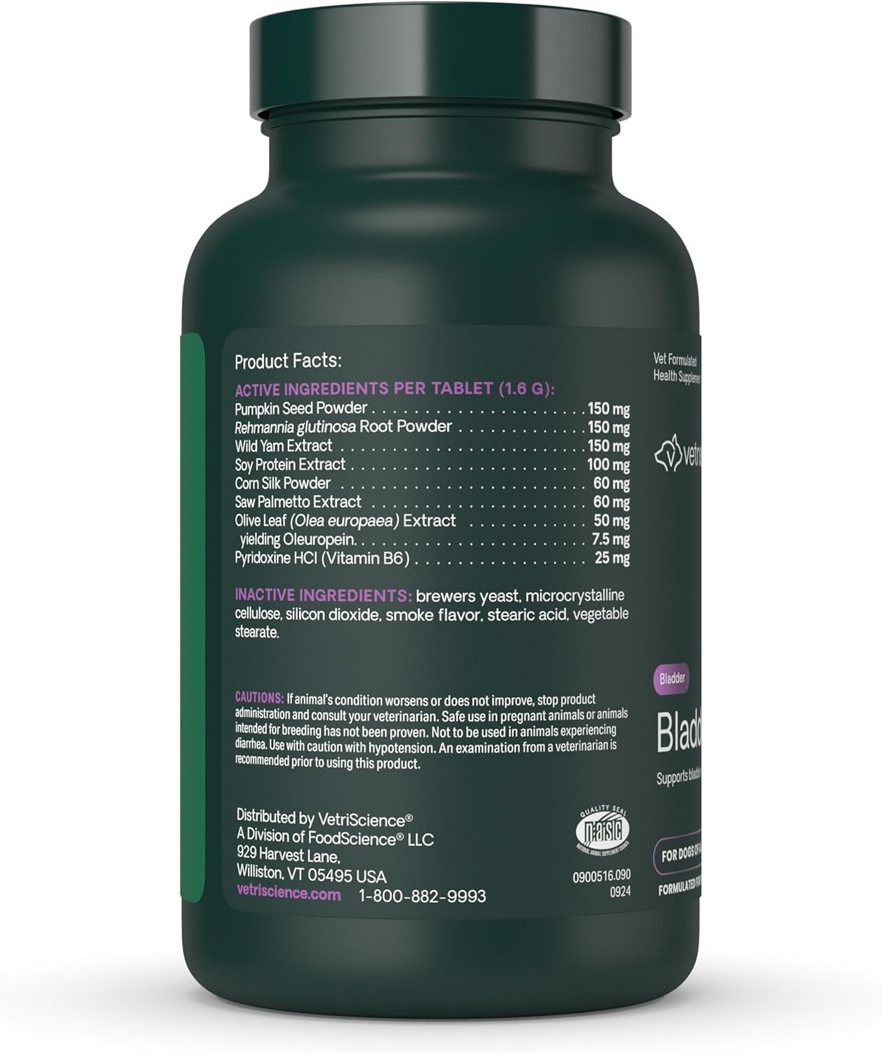 VetriScience close-up of chewable tablets highlighting palatable smoke flavor and ease of giving