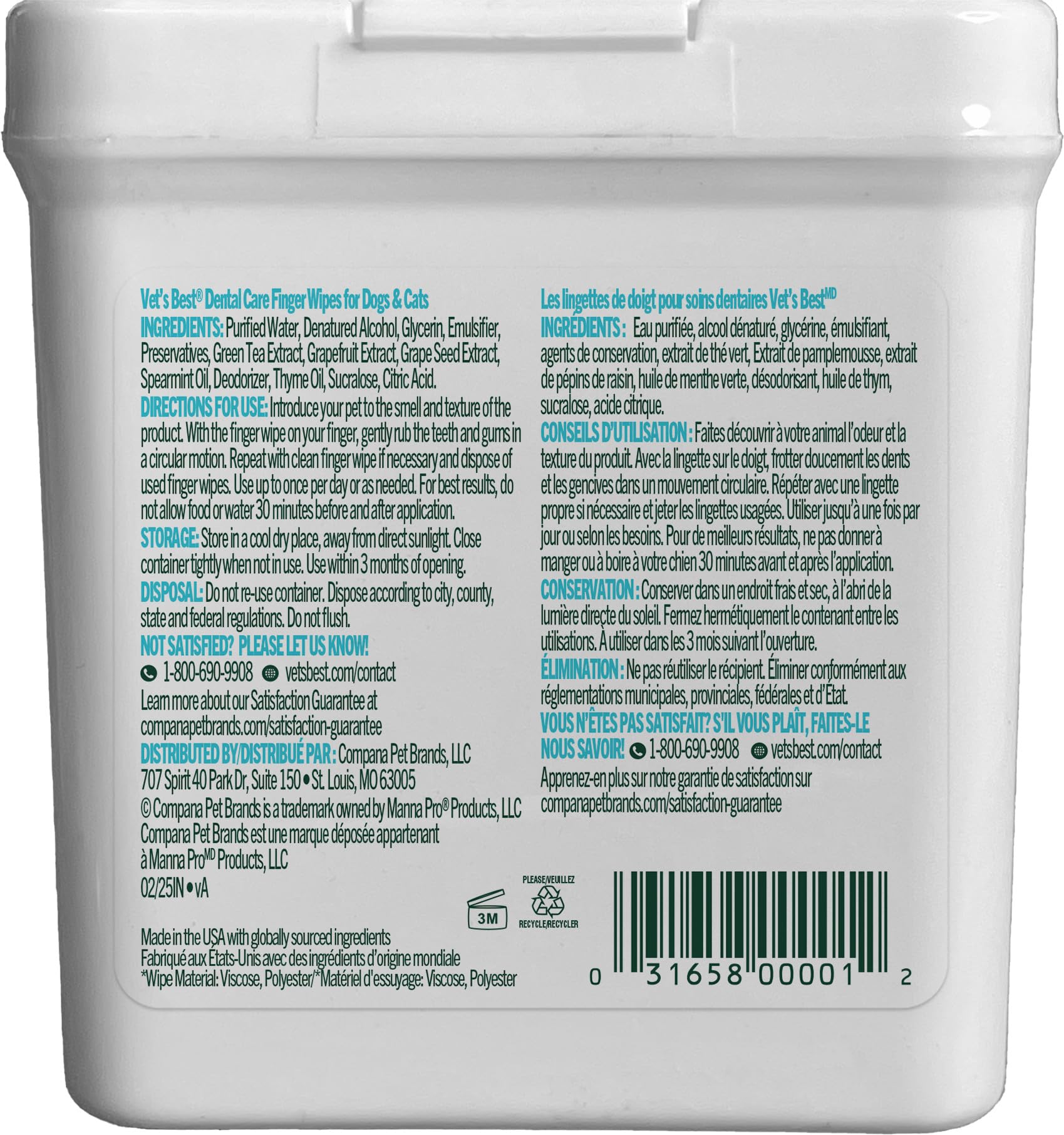 Pet owner using Vet's Best wipes on a dog for quick at-home care