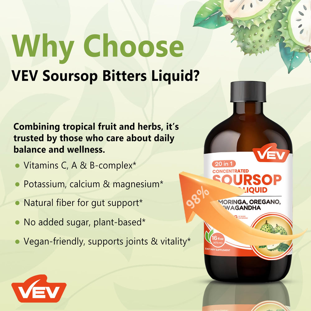 VEV two-tablespoon serving on spoon for post-meal use benefit