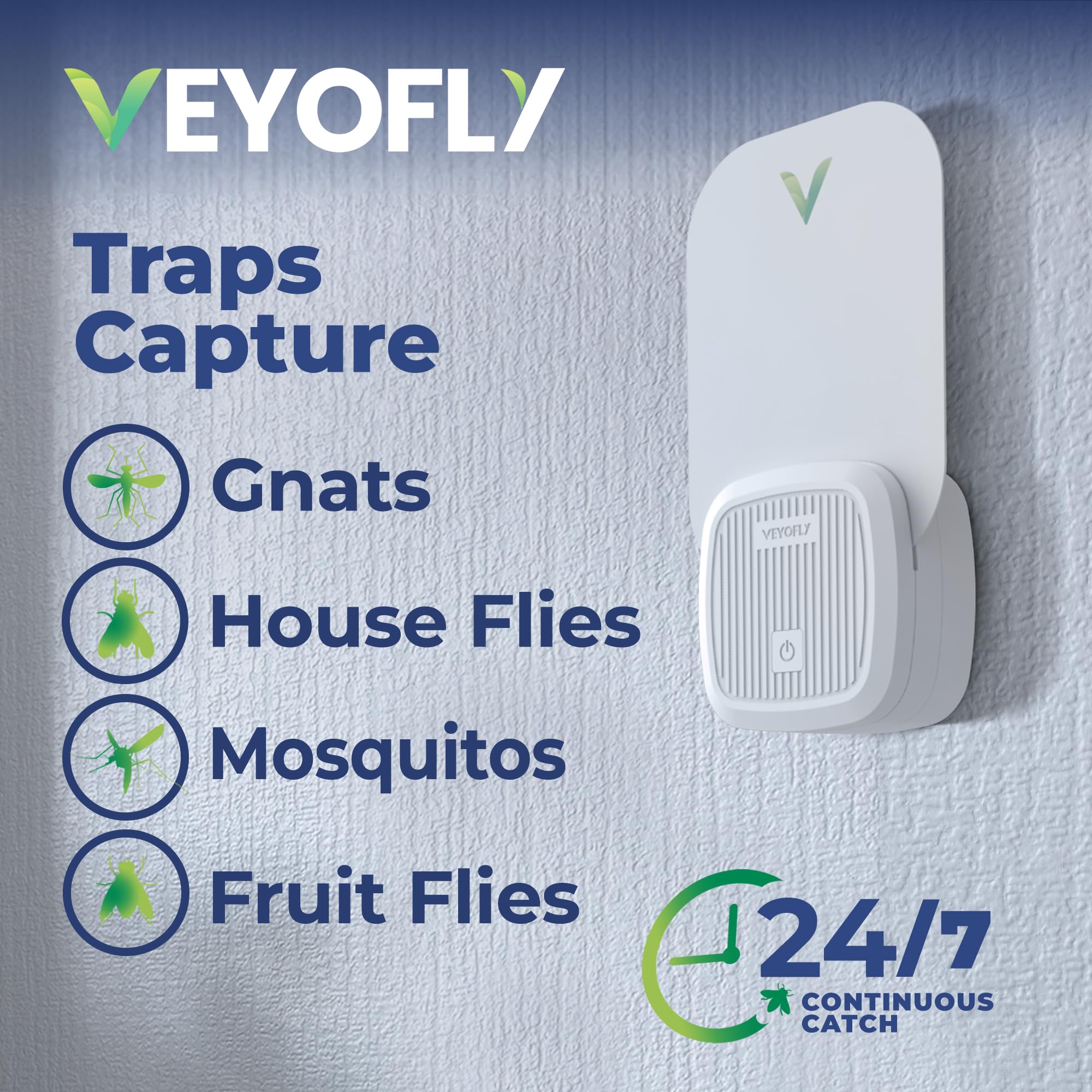 VEYOFLY close-up of glue card detail emphasizing strong adhesive capture