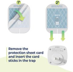 VEYOFLY glue board being slid into compatible trap for easy replacement