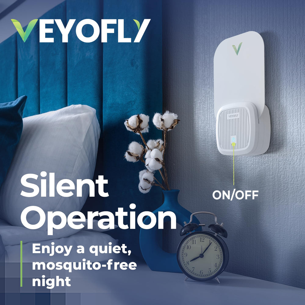 VEYOFLY lifestyle family room use demonstrating odor-free, quiet pest control