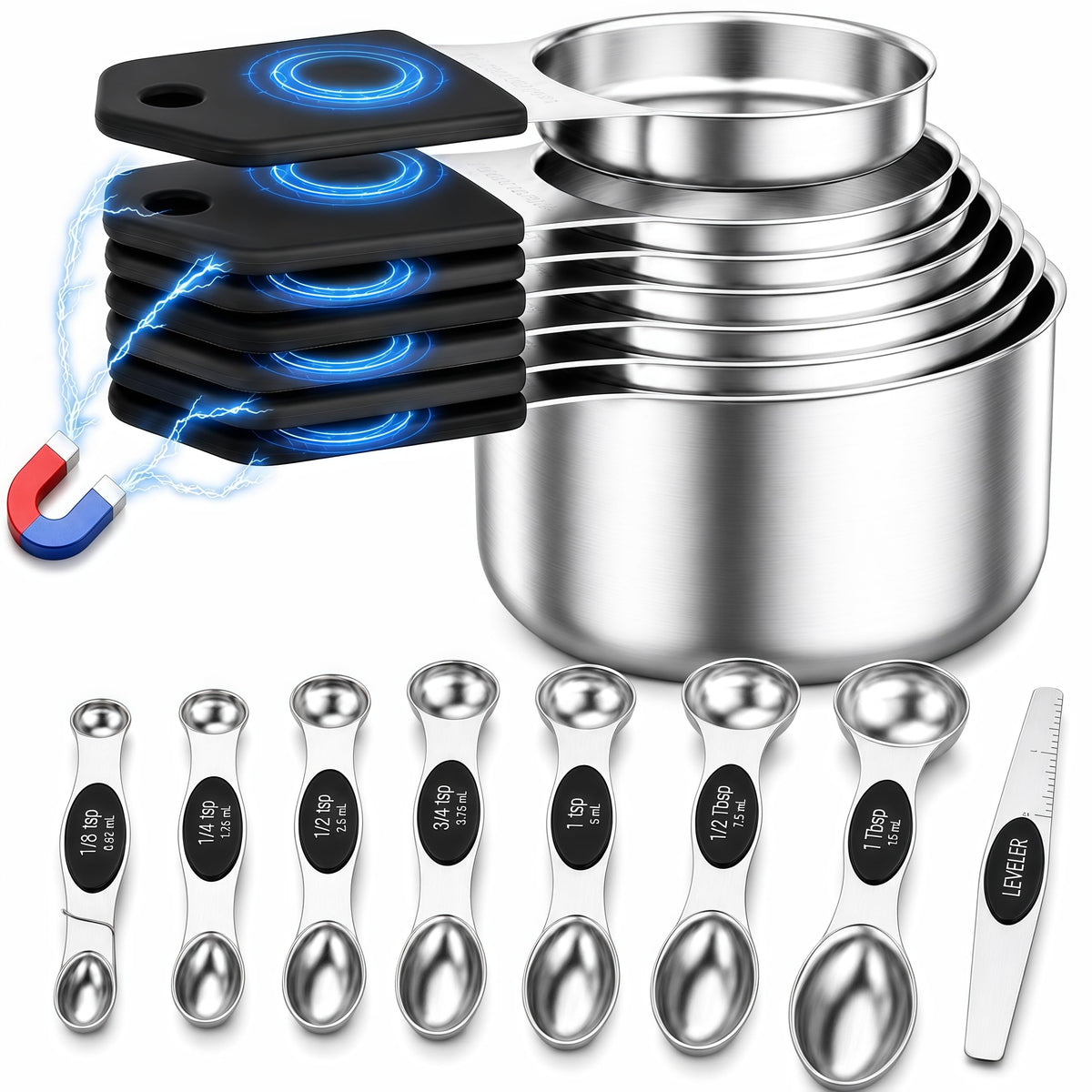 vfuni front packaging and set showing full 15-piece kit and compact storage benefit