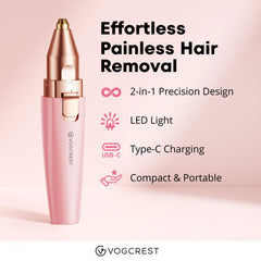 VG VOGCREST close-up blade detail highlighting hypoallergenic precision