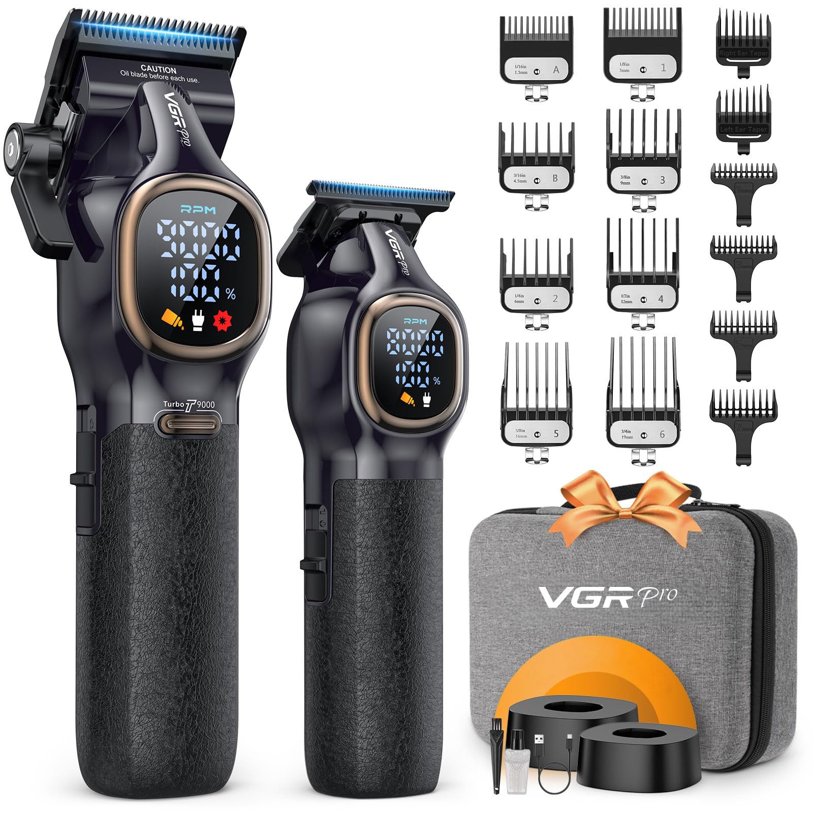 VGRPRO clipper front view showing ergonomic design and precise cutting