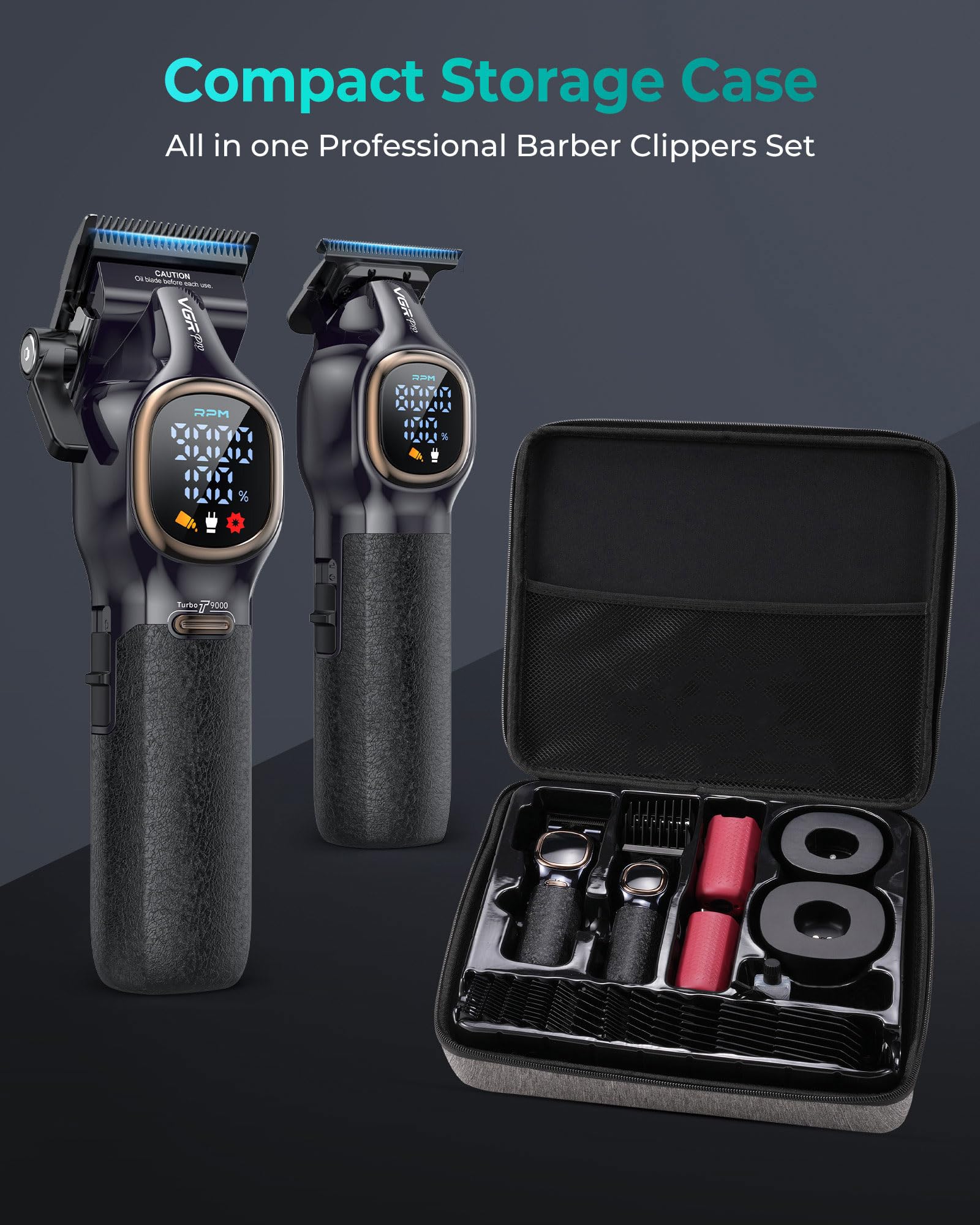 VGRPRO clipper in hand size scale showing compactness and balance