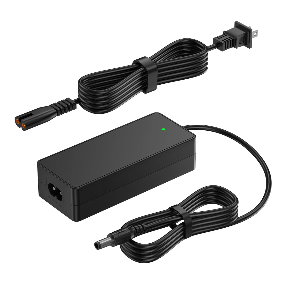 vhbw 42V charger front view showing compact design and connector, reliable replacement