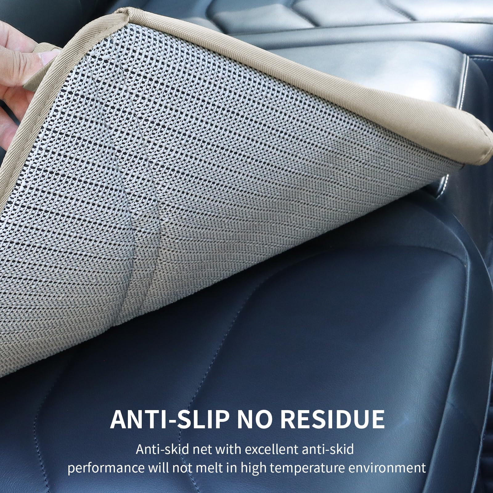 Viaviat used as kick mat protecting front seat from scuffs and dirt