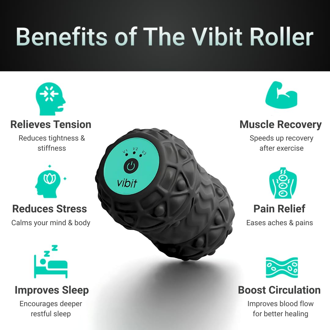 Vibit close-up of textured surface and trigger points for deeper stimulation