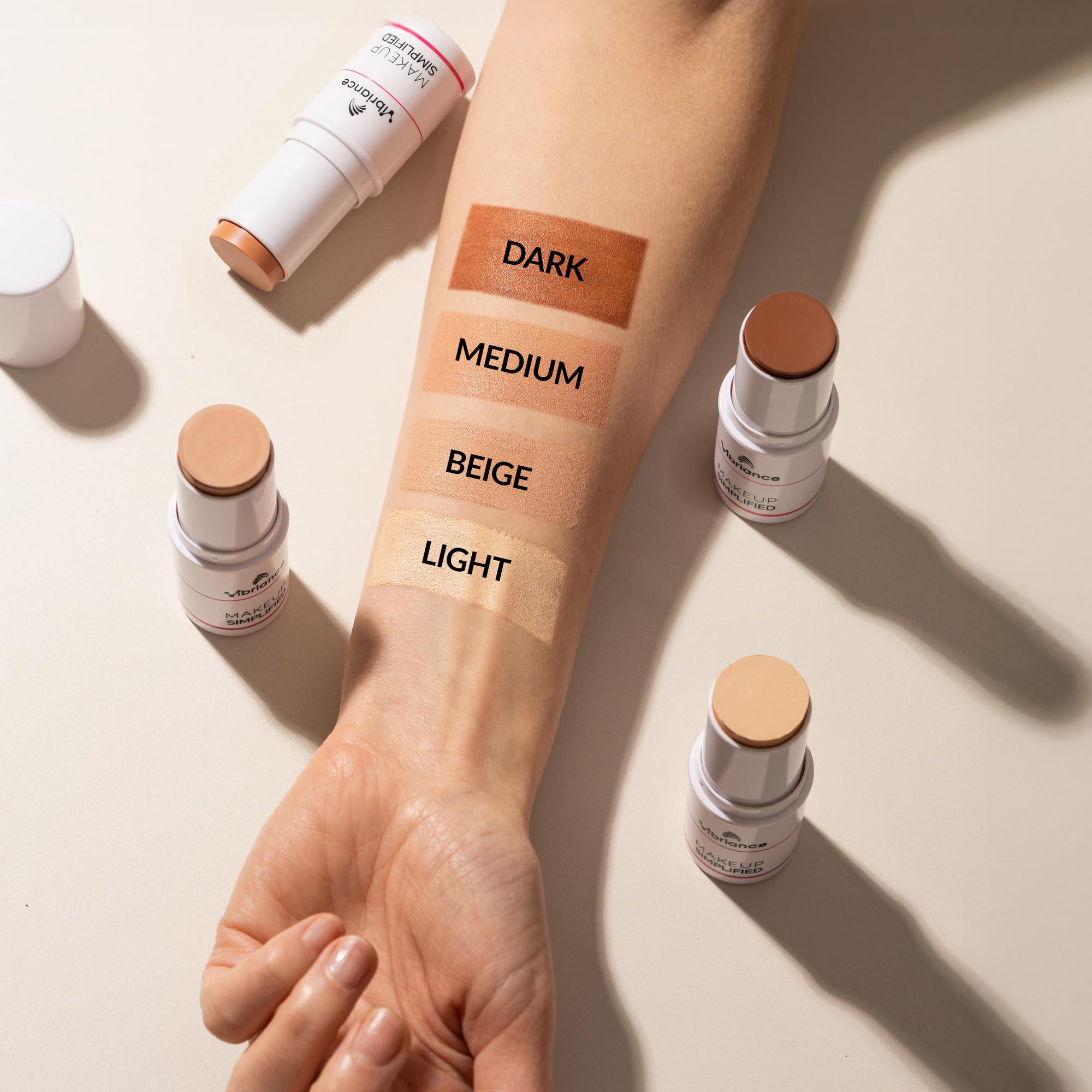 Vibriance stick uncapped showing product tip for precise application benefit