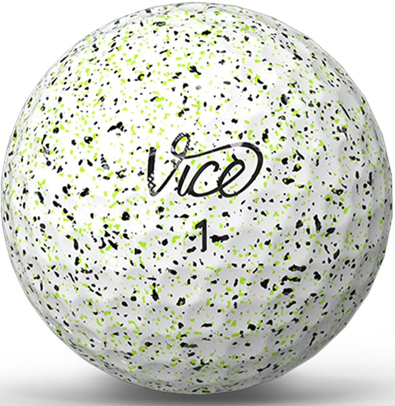 Vice Golf Pro Plus close-up of urethane cover texture delivering soft feel