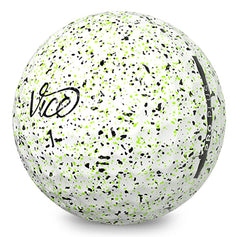 Vice Golf Pro Plus ball in flight off driver showing distance and visibility