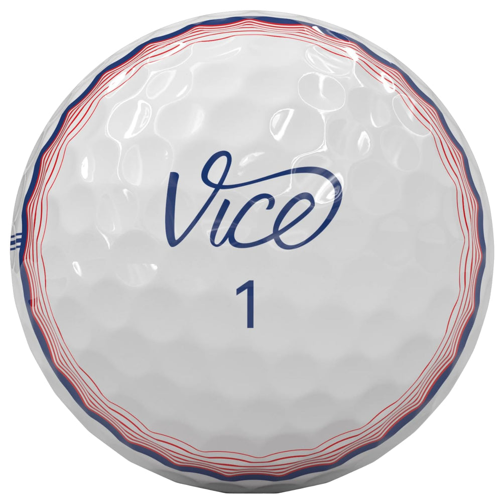Vice Golf tracer close-up of cross-hatch lines revealing roll accuracy