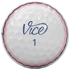 Vice Golf tracer close-up of cross-hatch lines revealing roll accuracy