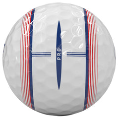 Vice Golf tracer on tee illustrating alignment with driver crown for aim