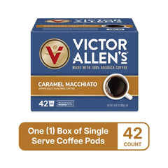 Victor Allen's coffee pouring into cup showing creamy caramel appeal