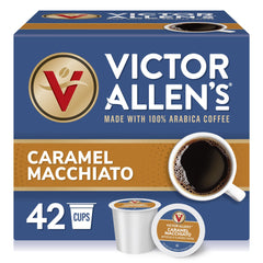 Victor Allen's front packaging showing 42-count box and flavor benefit