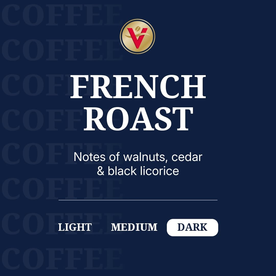 Victor Allen's Coffee close-up of a single pod highlighting quality and convenience