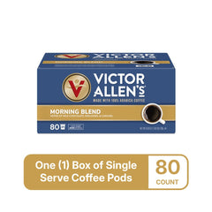 Victor Allen's Coffee brewed cup with light crema showing smooth balanced flavor